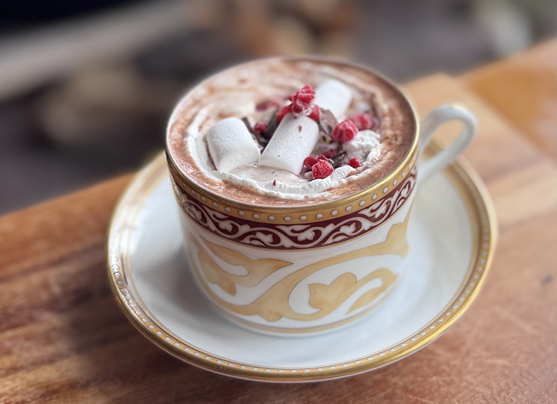 ラズベリー香る ホットチョコレート